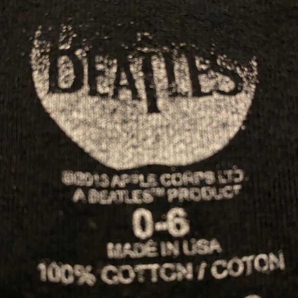 The Beatles Onesie Size 0-6 Months - Picture 3 of 3